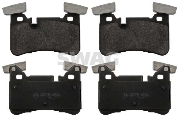 set placute frana,frana disc 10 11 6132 SWAG